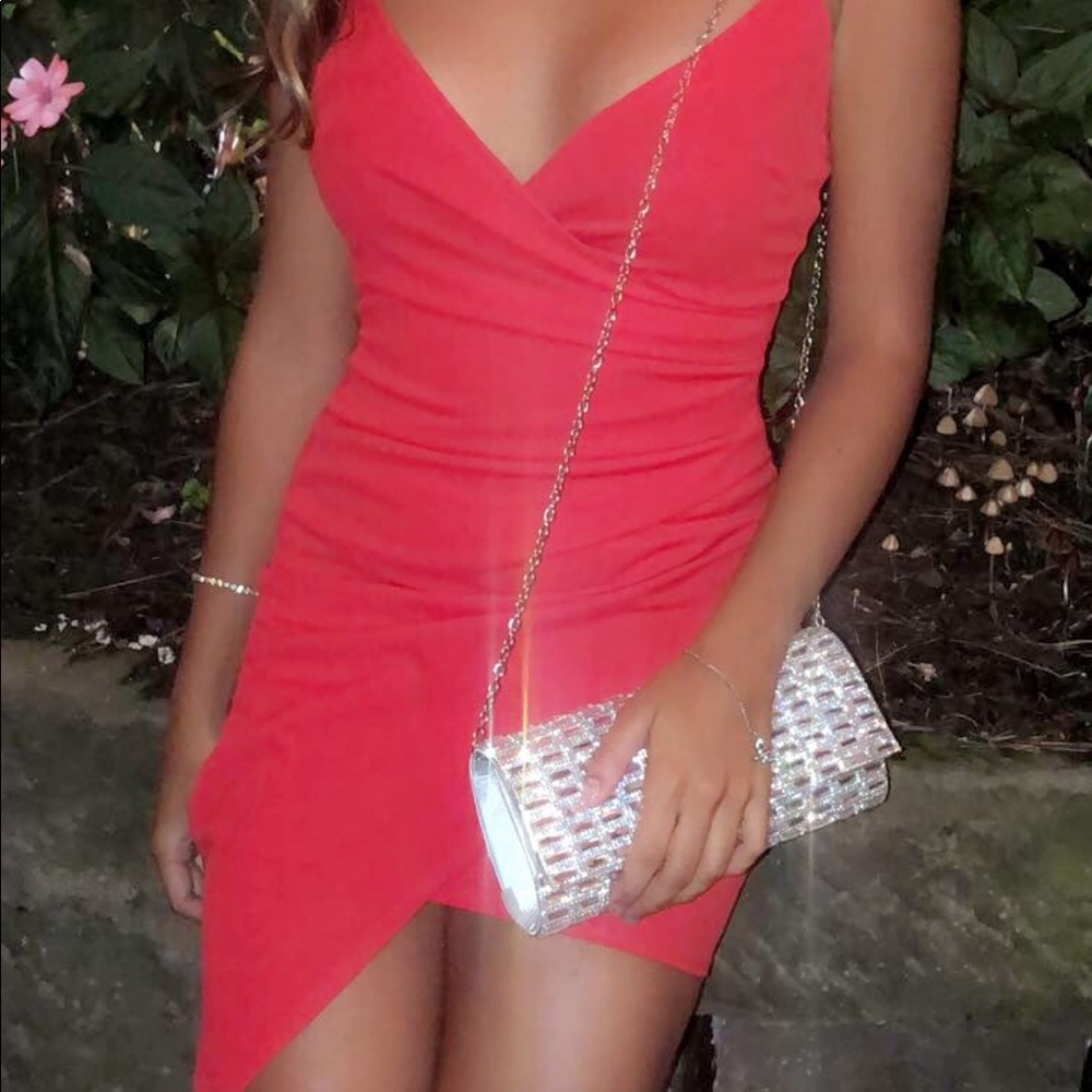 Charlotte Russe Red Bodycon Dress - Picture 2 of 2